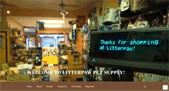 Desktop Screenshot of litterpawpetsupply.com